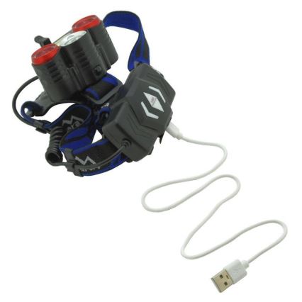 Linterna frontal recargable LED/USB 670 lm 3000 mAh