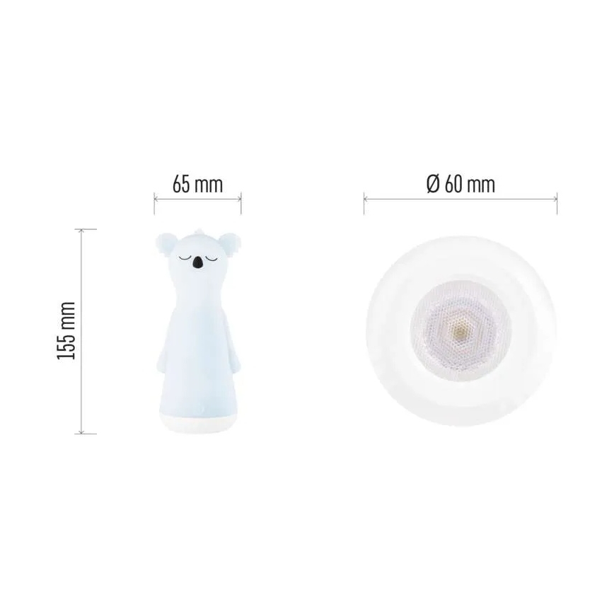 Linterna infantil recargable y regulable 2 en 1 con luz nocturna LED/3,7V 1200 mAh