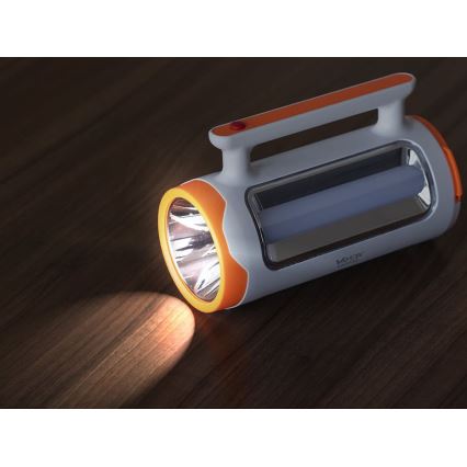 Linterna recargable LED regulable 2 en 1 con función de power bank LED/5W/230V 3500 mAh