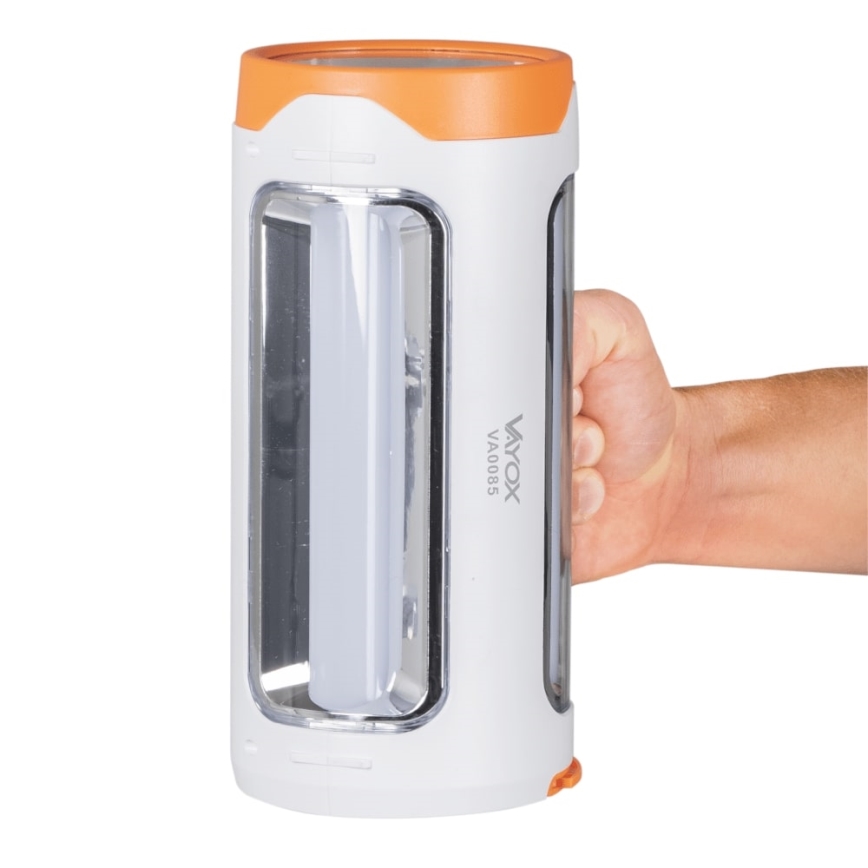 Linterna recargable LED regulable 2 en 1 con función de power bank LED/5W/230V 3500 mAh