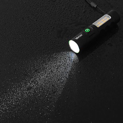 Linterna recargable LED regulable con luz roja LED/5W/5V IPX4 250 lm 2000 mAh