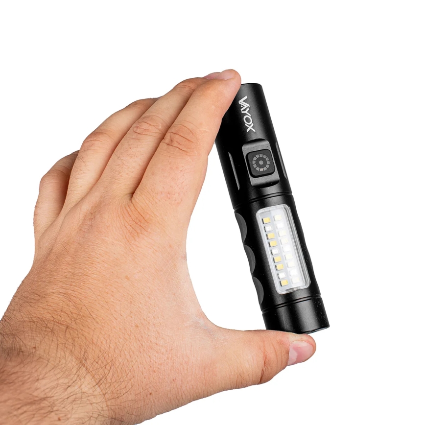 Linterna recargable LED regulable con luz roja LED/5W/5V IPX4 250 lm 2000 mAh