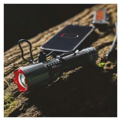 Linterna metálica LED recargable LED/5V 3000 brillante 5000 mAh IP43