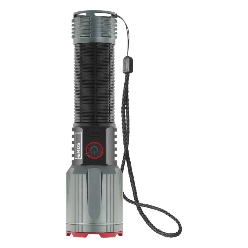 Linterna metálica LED recargable LED/5V 3000 brillante 5000 mAh IP43
