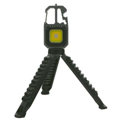 Linterna multifunción recargable con soporte LED/USB-C 400 mAh