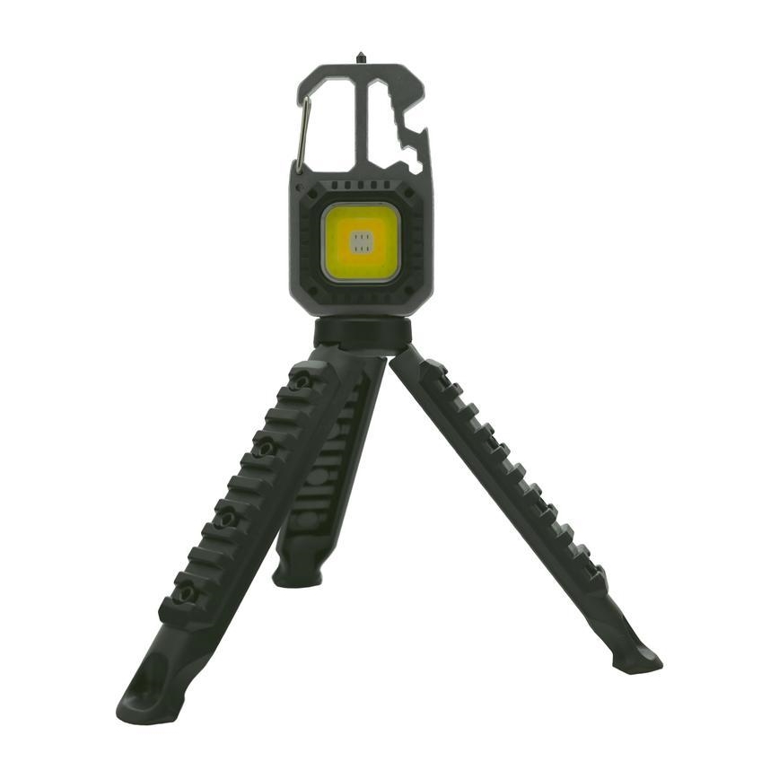 Linterna multifunción recargable con soporte LED/USB-C 400 mAh