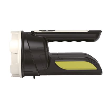 Linterna recargable LED 2xLED/3W/5V 210 lm 1200 mAh negra