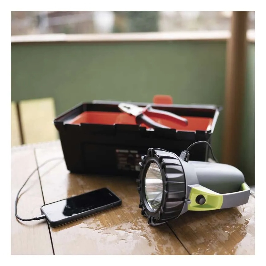 Linterna recargable LED/3,7V 4000 mAh