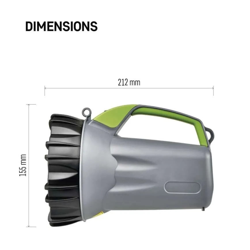 Linterna recargable LED/3,7V 4000 mAh