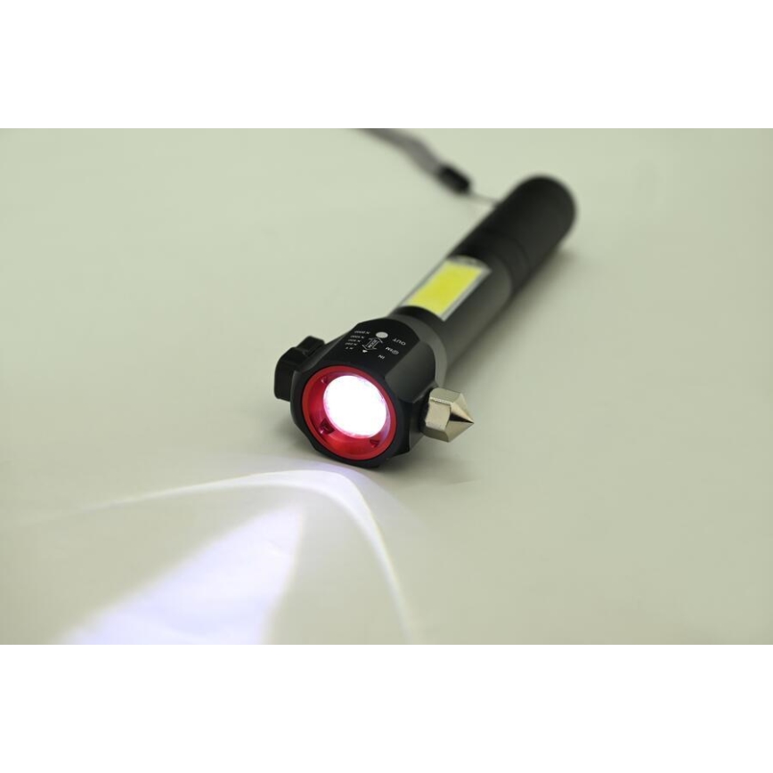 Linterna recargable LED/3W/5V 200 lm 1200 mAh