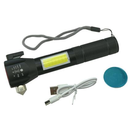 Linterna recargable LED/3W/5V 200 lm 1200 mAh