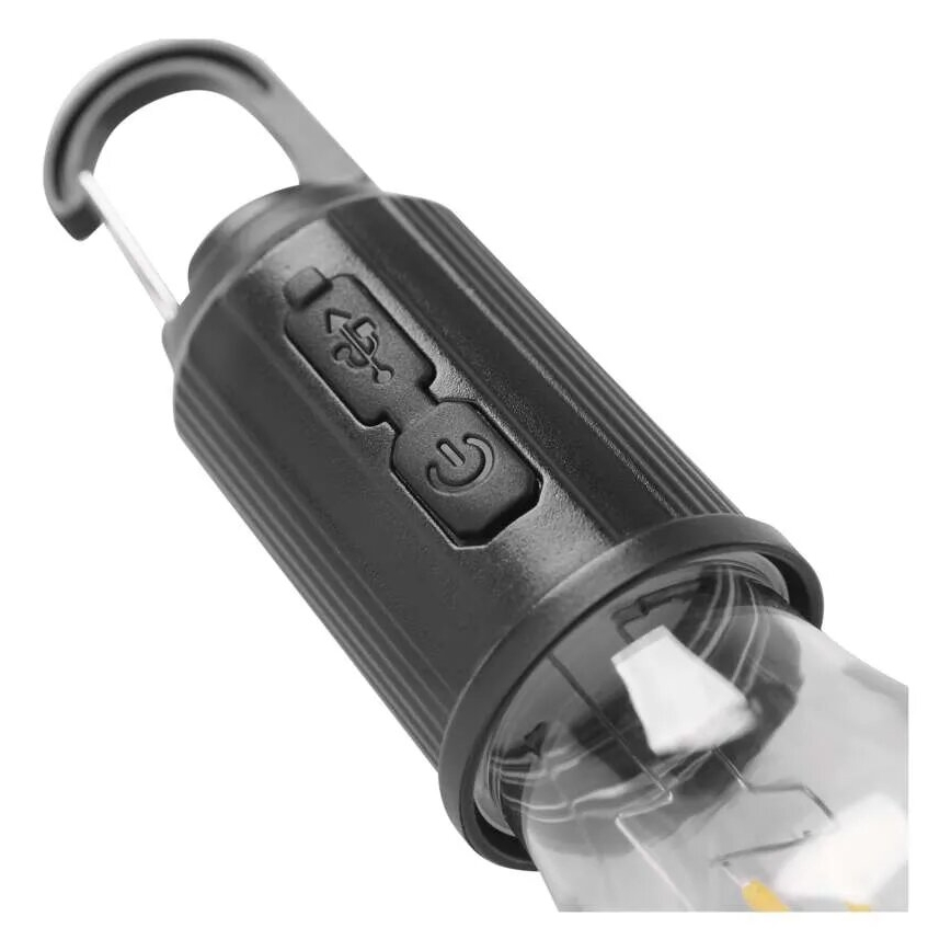 Linterna recargable LED con puerto USB, IP44, 90 lm, 400 mAh