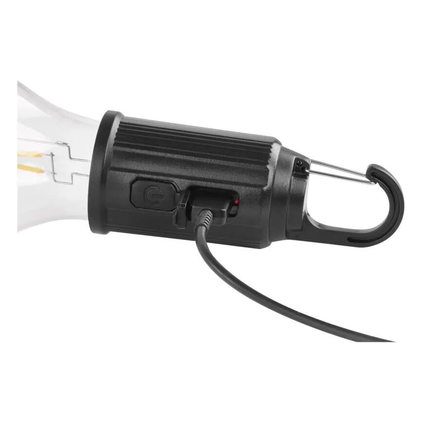 Linterna recargable LED con puerto USB, IP44, 90 lm, 400 mAh