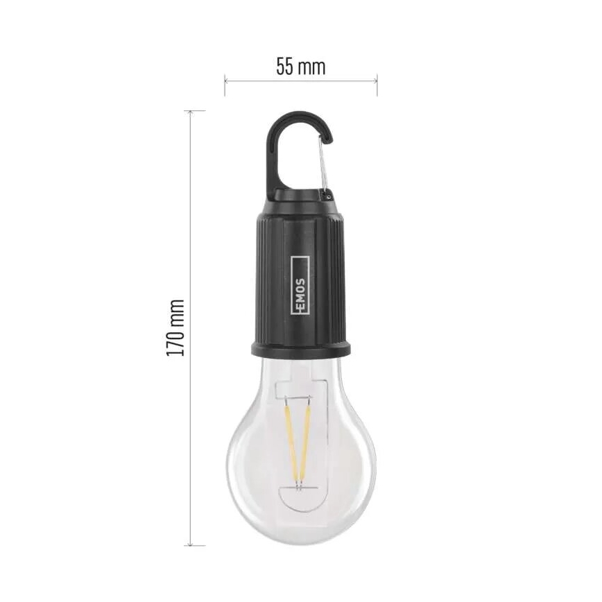 Linterna recargable LED con puerto USB, IP44, 90 lm, 400 mAh