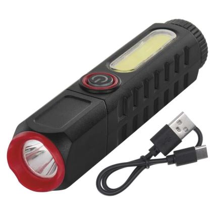 Linterna recargable LED LED/USB/3,7V 120 lm 400 mAh