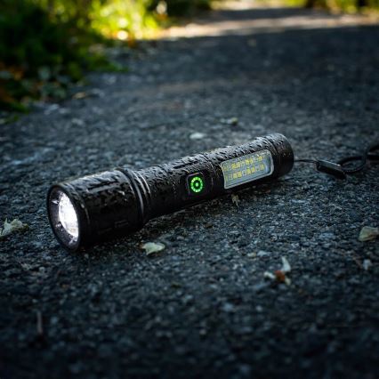 Linterna recargable LED regulable con luz roja LED/5W/5V IPX4 260 lm 2000 mAh