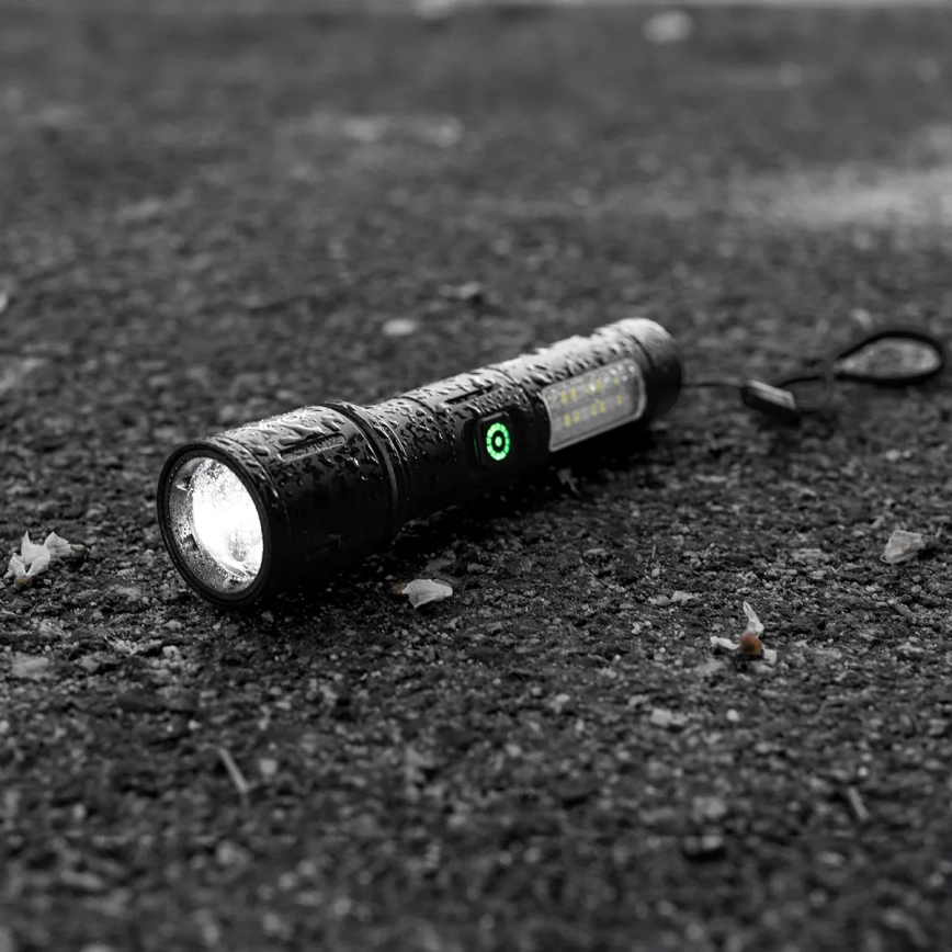 Linterna recargable LED regulable con luz roja LED/5W/5V IPX4 260 lm 2000 mAh