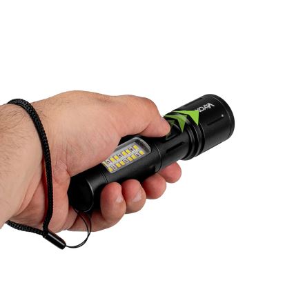 Linterna recargable LED regulable con luz roja LED/5W/5V IPX4 260 lm 2000 mAh
