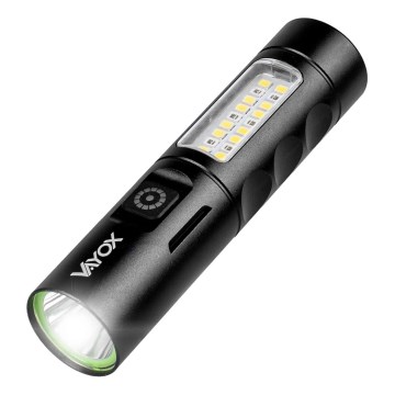 Linterna recargable LED regulable con luz roja LED/5W/5V IPX4 250 lm 2000 mAh