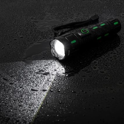 Linterna recargable LED regulable con función de powerbank — 20W/5V IP44 1200 lm 5000 mAh