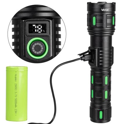 Linterna recargable LED regulable con función de powerbank — 20W/5V IP44 1200 lm 5000 mAh