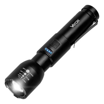 Linterna recargable LED regulable LED/20W/5V IPX4 800 lm 2000 mAh