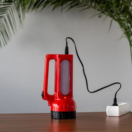 Linterna solar recargable LED LED/7W/230V 400 brillante 3200 mAh