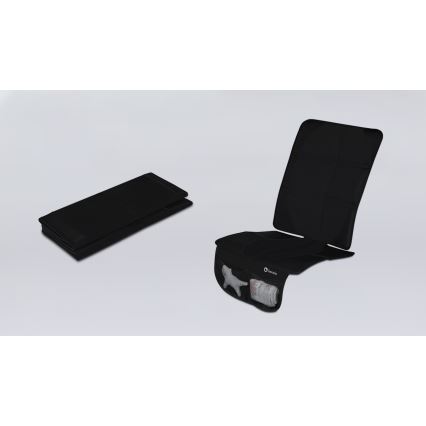 Lionelo - Alfombrilla protectora para silla de coche SIKKER Negro carbono