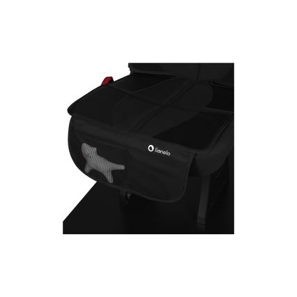 Lionelo - Alfombrilla protectora para silla de coche SIKKER Negro carbono
