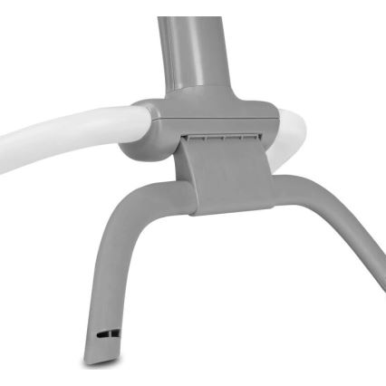 Lionelo - Balancín vibrador para bebés Con una melodía PASCAL 2xAA gris/turquesa