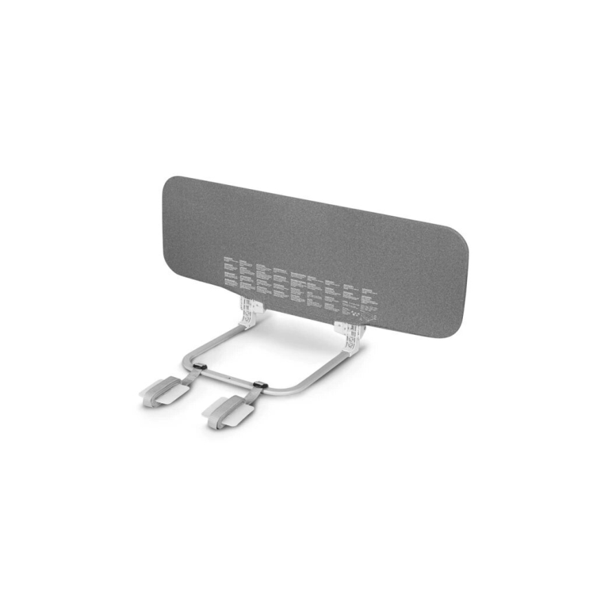 Lionelo - Barandilla de seguridad para cama LORA gris oscuro