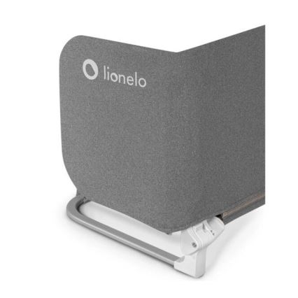 Lionelo - Barandilla de seguridad para cama LORA gris oscuro
