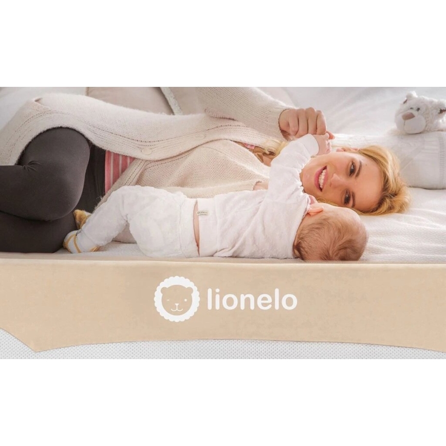 Lionelo - Barrera de seguridad para cama EVA beige