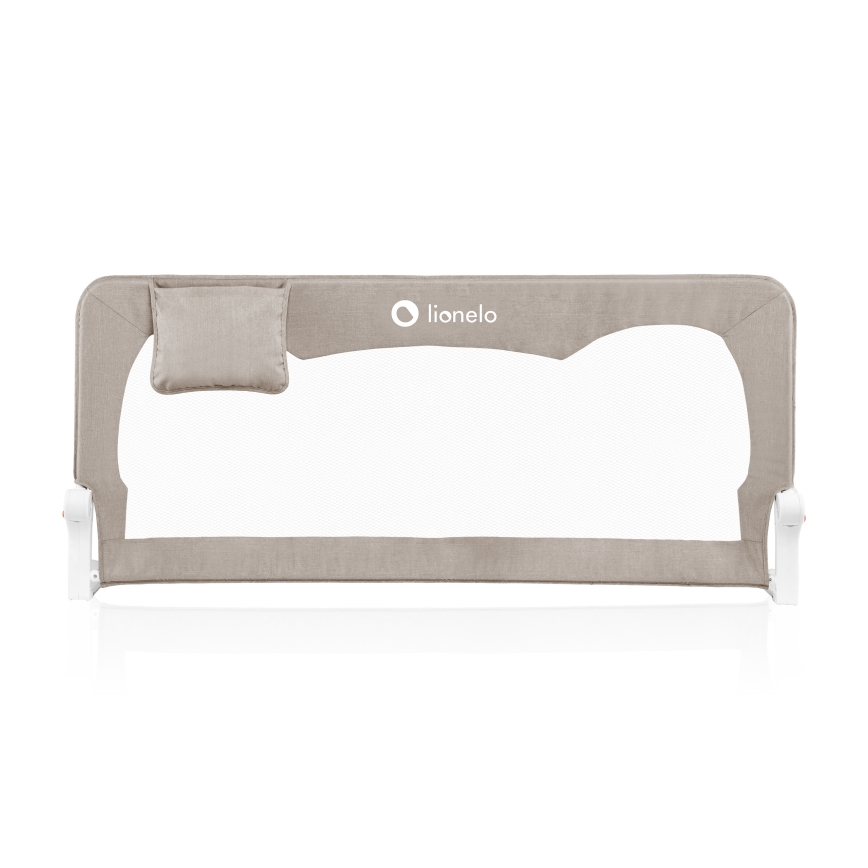 Lionelo - Barrera de seguridad para cama HANNA Beige Melange