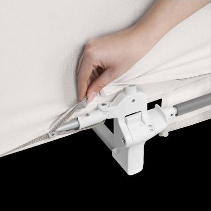 Lionelo - Barrera de seguridad para cama LORA gris