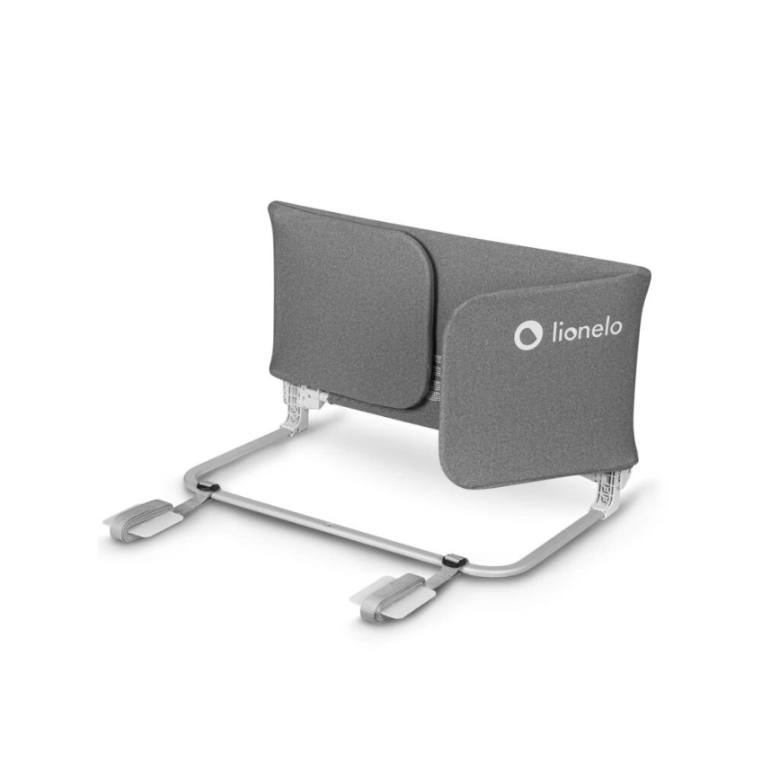 Lionelo - Barrera de seguridad para cama LORA XL gris oscuro
