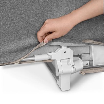 Lionelo - Barrera de seguridad para cama LORA XL gris oscuro