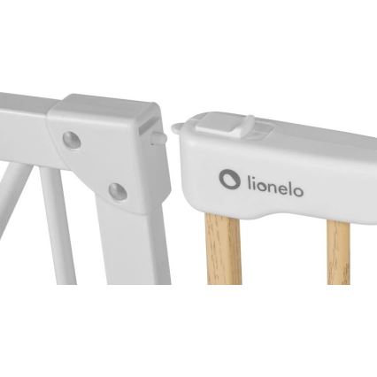 Lionelo - Barrera de seguridad TRUUS SLIM blanca/beige