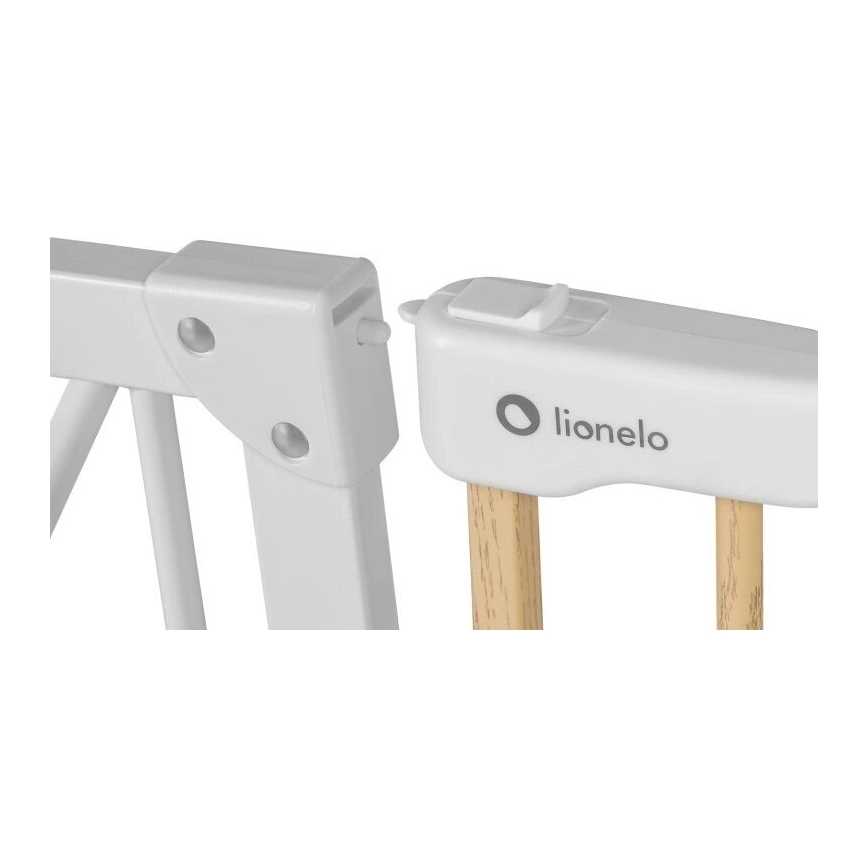 Lionelo - Barrera de seguridad TRUUS SLIM blanca/beige