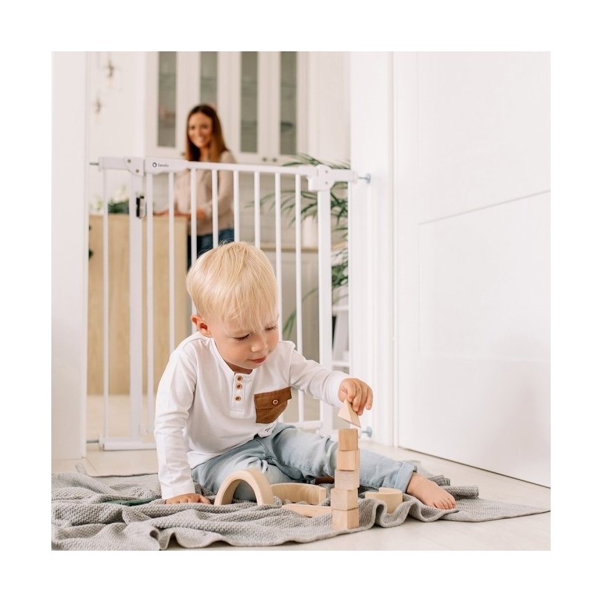 Lionelo - Barrera de seguridad TRUUS SLIM LED 1xAAA blanca