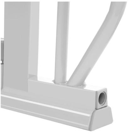 Lionelo - Barrera de seguridad TRUUS SLIM LED gris