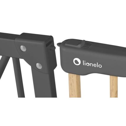 Lionelo - Barrera de seguridad TRUUS SLIM negra/beige