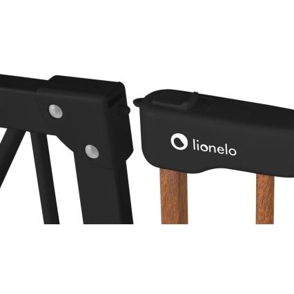 Lionelo - Barrera de seguridad TRUUS SLIM negra/marrón
