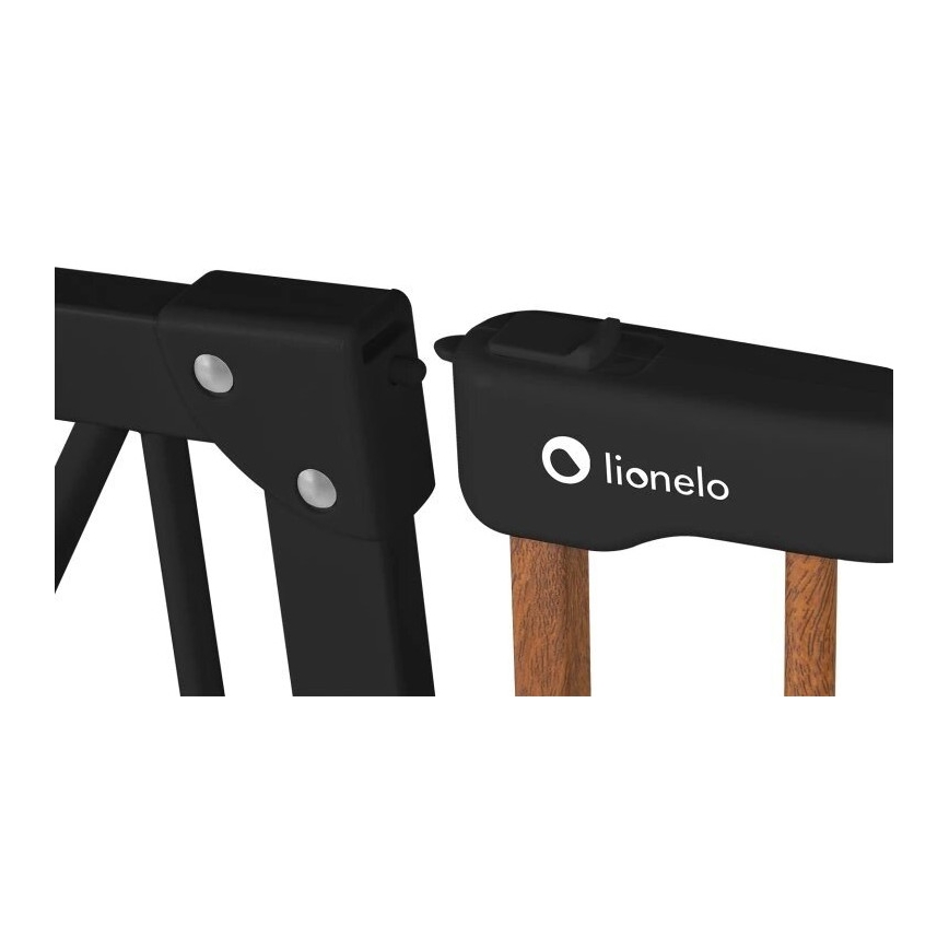 Lionelo - Barrera de seguridad TRUUS SLIM negro/marrón