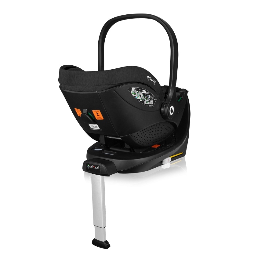 Lionelo - Base i-Size para sillas de coche MOXIE SET, color negro