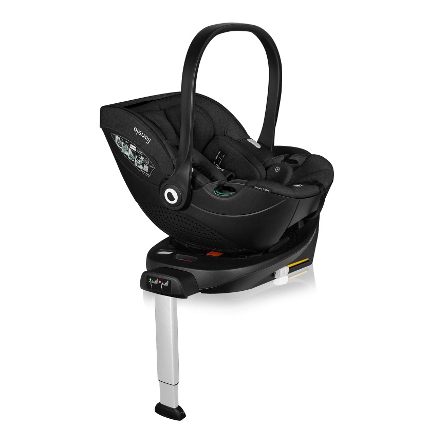 Lionelo - Base i-Size para sillas de coche MOXIE SET, color negro