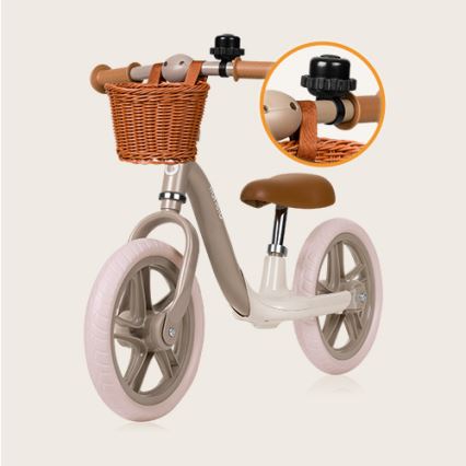 Lionelo - Bicicleta de empuje ALEX PLUS beige