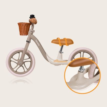 Lionelo - Bicicleta de empuje ALEX PLUS beige