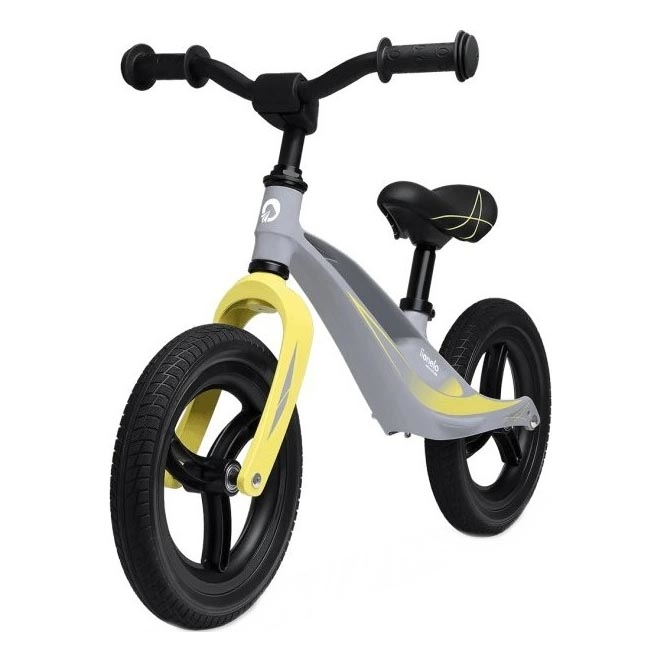 Lionelo - Bicicleta de empuje BART TOUR gris/amarillo