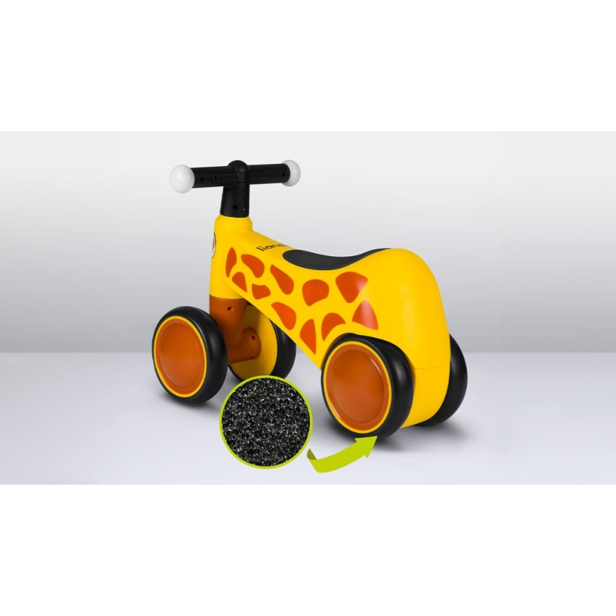 Lionelo - Bicicleta de empuje SAMMY amarillo